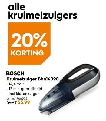 Profeet Geleend kabel Bosch Bosch kruimelzuiger bhn14090 - Promotie bij Blokker