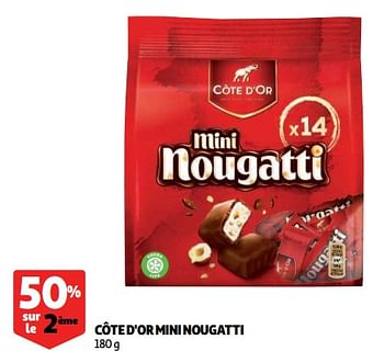 Promotions Côte d`or mini nougatti - Cote D'Or - Valide de 12/09/2018 à 25/09/2019 chez Auchan Ronq