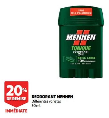 Promotions Deodorant mennen - Mennen - Valide de 12/09/2018 à 25/09/2019 chez Auchan Ronq