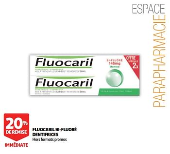 Promoties Fluocaril bi-fluoré dentifrices - Fluocaril - Geldig van 12/09/2018 tot 25/09/2019 bij Auchan