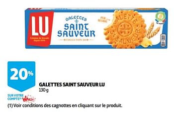 Promotions Galettes saint sauveur lu - Lu - Valide de 12/09/2018 à 25/09/2019 chez Auchan Ronq