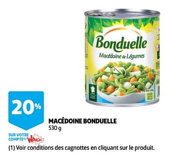 Promotions Macédoine bonduelle - Bonduelle - Valide de 12/09/2018 à 25/09/2019 chez Auchan Ronq
