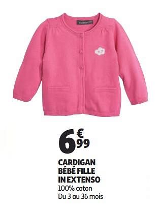 Inextenso Cardigan Bebe Fille In Extenso En Promotion Chez Auchan Ronq