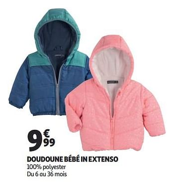Promotions Doudoune bébé in extenso - Inextenso - Valide de 12/09/2018 à 25/09/2019 chez Auchan Ronq