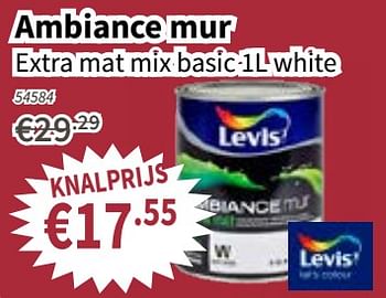 Promoties Ambiance mur - Levis - Geldig van 13/09/2018 tot 26/09/2018 bij Cevo Market