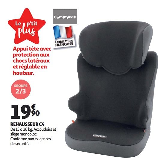 rehausseur comptine auchan