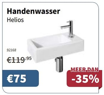 Promotions Handenwasser helios - Produit maison - Cevo - Valide de 13/09/2018 à 26/09/2018 chez Cevo Market