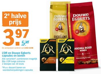 Promoties L`or lungo estremo - Douwe Egberts - Geldig van 17/09/2018 tot 23/09/2018 bij Albert Heijn