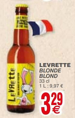 Promoties Levrette blonde blond - Levrette - Geldig van 18/09/2018 tot 24/09/2018 bij Cora