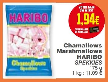 Promotions Chamallows marshmallows haribo - Haribo - Valide de 18/09/2018 à 24/09/2018 chez Cora