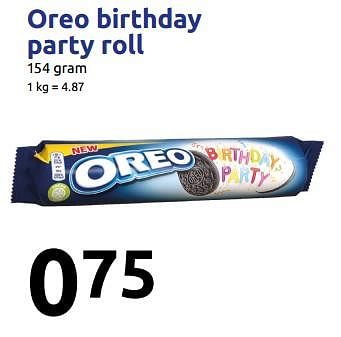 Promoties Oreo birthday party roll - Oreo - Geldig van 19/09/2018 tot 25/09/2018 bij Action