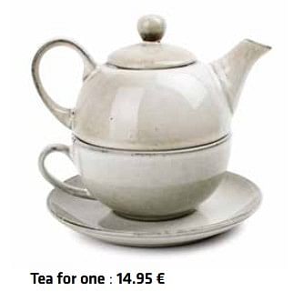 Promotions Tea for one - Produit Maison - Euroshop - Valide de 17/09/2018 à 31/12/2018 chez Euro Shop