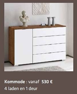 Promotions Kommode - Produit Maison - Euroshop - Valide de 17/09/2018 à 31/12/2018 chez Euro Shop