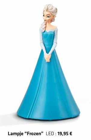 Promotions Lampje frozen - Disney  Frozen - Valide de 17/09/2018 à 31/12/2018 chez Euro Shop