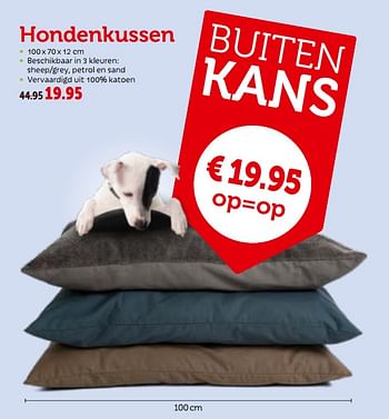 Promoties Hondenkussen - Huismerk - Aveve - Geldig van 26/09/2018 tot 06/10/2018 bij Aveve