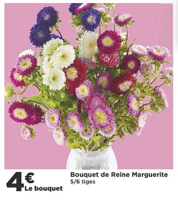 Promotions Bouquet de reine marguerite - Produit Maison - Casino - Valide de 18/09/2018 à 30/09/2018 chez Super Casino
