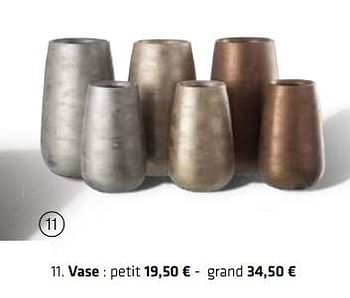Promoties Vase - Huismerk - Euroshop - Geldig van 17/09/2018 tot 31/12/2018 bij Euro Shop