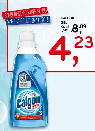 Promoties Calgon gel - Calgon - Geldig van 19/09/2018 tot 02/10/2018 bij C&B