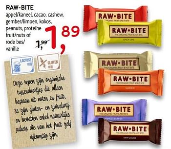 Promoties Raw-bite - RawBite - Geldig van 19/09/2018 tot 02/10/2018 bij C&B