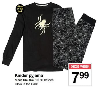 Promoties Kinder pyjama - Huismerk - Zeeman  - Geldig van 22/09/2018 tot 28/09/2018 bij Zeeman