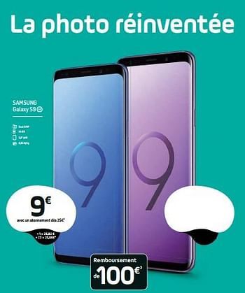Promoties Samsung galaxy s9 64 gb - Samsung - Geldig van 19/09/2018 tot 01/10/2018 bij Base