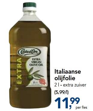 Promotions Italiaanse olijfolie - Produit maison - Makro - Valide de 26/09/2018 à 09/10/2018 chez Makro