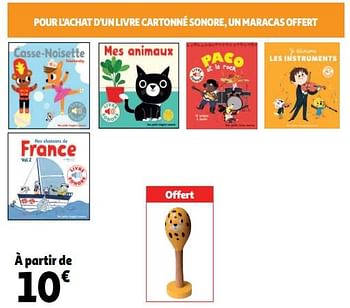 Promotions Livre cartonné - Produit Maison - Auchan Ronq - Valide de 19/09/2018 à 25/09/2018 chez Auchan Ronq