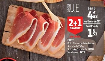 Promotions Fuet - Produit Maison - Auchan Ronq - Valide de 19/09/2018 à 25/09/2018 chez Auchan Ronq