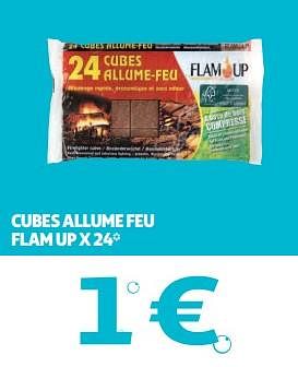Promotions Cubes allume feu flam up - Flam Up - Valide de 19/09/2018 à 25/09/2018 chez Auchan Ronq