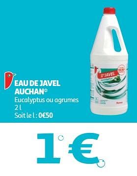 Promotions Eau de javel auchan - Produit Maison - Auchan Ronq - Valide de 19/09/2018 à 25/09/2018 chez Auchan Ronq