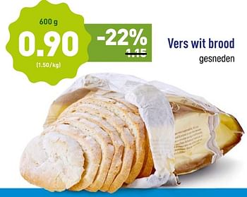 Promoties Vers wit brood - Huismerk - Aldi - Geldig van 25/09/2018 tot 29/09/2018 bij Aldi