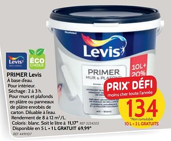 Promotions Primer levis - Levis - Valide de 26/09/2018 à 22/10/2018 chez BricoPlanit