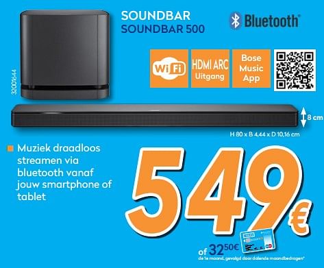 bose soundbar 500 krefel