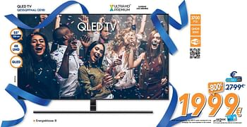 Promoties Samsung qled tv qe55q9fnal 2018 - Samsung - Geldig van 24/09/2018 tot 24/10/2018 bij Krefel