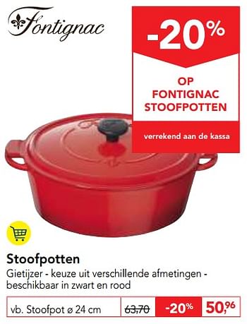 Promoties Stoofpotten - Fontignac - Geldig van 26/09/2018 tot 09/10/2018 bij Makro