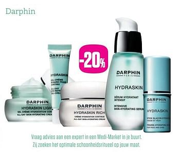 Promotions -20% darphin - Darphin - Valide de 25/09/2018 à 25/11/2018 chez Medi-Market