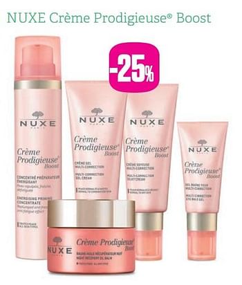 Promoties -25% nuxe crème prodigieuse boost - Nuxe - Geldig van 25/09/2018 tot 25/11/2018 bij Medi-Market