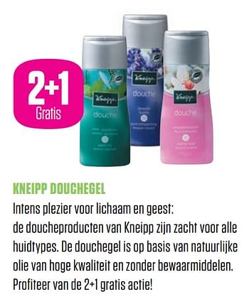 Promotions 2+1 gratis kneipp douchegel - Kneipp - Valide de 25/09/2018 à 25/11/2018 chez Medi-Market