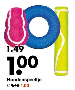 Promoties Hondenspeeltje - Huismerk - Wibra - Geldig van 24/09/2018 tot 06/10/2018 bij Wibra