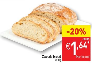 Promotions Zweeds brood - Produit maison - Intermarche - Valide de 25/09/2018 à 30/09/2018 chez Intermarche