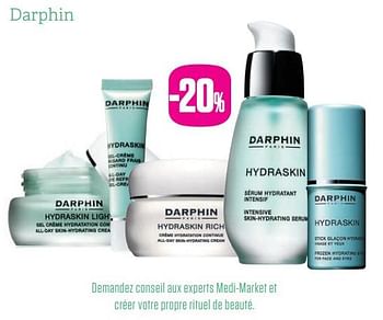 Promotions -20% darphin - Darphin - Valide de 25/09/2018 à 25/11/2018 chez Medi-Market