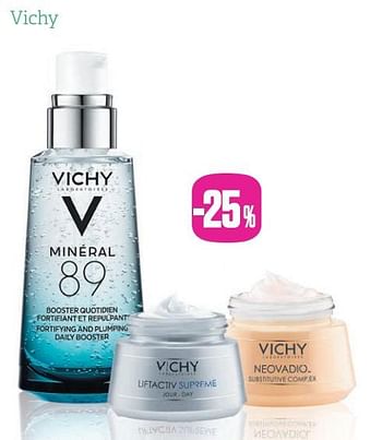 Promotions -25% vichy - Vichy - Valide de 25/09/2018 à 25/11/2018 chez Medi-Market