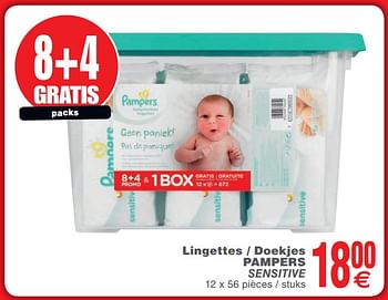 Promoties Lingettes - doekjes pampers - Pampers - Geldig van 25/09/2018 tot 01/10/2018 bij Cora