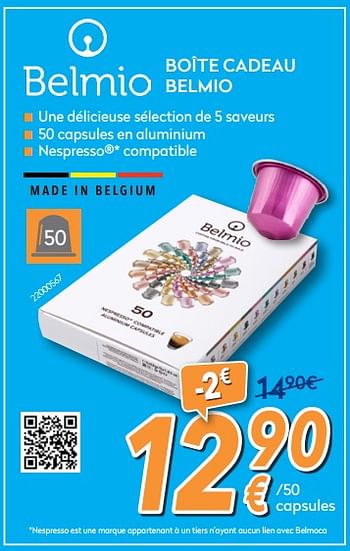 Promotions Boîte cadeau belmio - Belmio - Valide de 24/09/2018 à 24/10/2018 chez Krefel