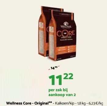 Promotions Wellness core - original - Wellness Core - Valide de 26/09/2018 à 07/10/2018 chez Tom&Co