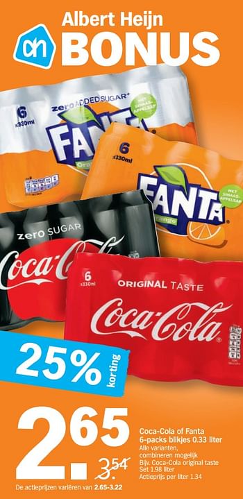 Promoties Coca-cola original taste - Coca Cola - Geldig van 24/09/2018 tot 30/09/2018 bij Albert Heijn