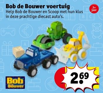 Promoties Bob de bouwer voertuig - Bob de Bouwer - Geldig van 25/09/2018 tot 07/10/2018 bij Kruidvat