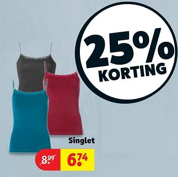 Promoties Singlet - Anni Rolfi - Geldig van 25/09/2018 tot 07/10/2018 bij Kruidvat