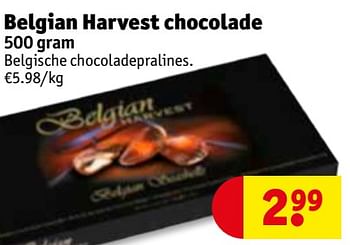 Promoties Belgian harvest chocolade - Belgian Harvest - Geldig van 25/09/2018 tot 07/10/2018 bij Kruidvat