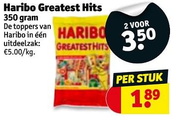 Promoties Haribo greatest hits - Haribo - Geldig van 25/09/2018 tot 07/10/2018 bij Kruidvat